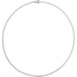 6ct tw Lab-Grown Diamond Tennis Neckalce